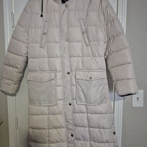 Outdoor Life Women's Cream Quilted Ski Jacket
